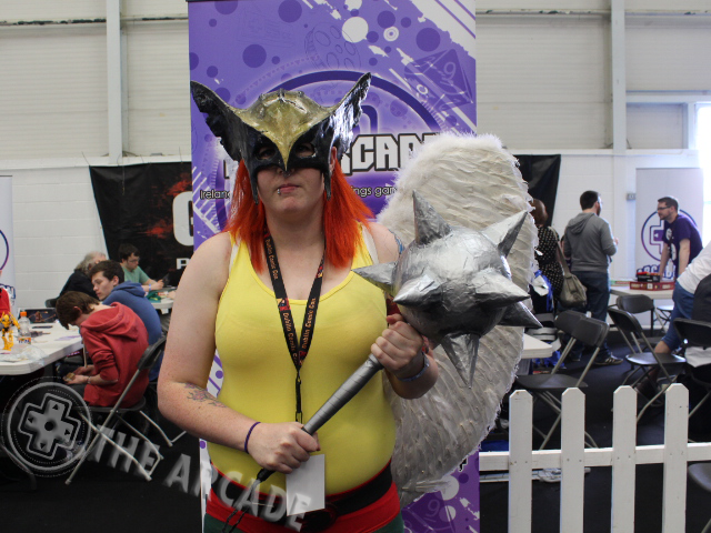 Hawkgirl pulls no punches...or maces!