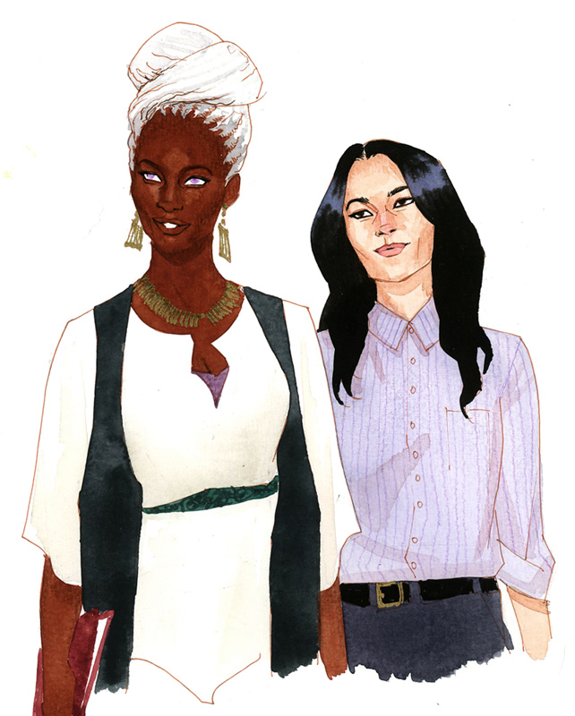 Ororo Munroe & Betsy Braddock