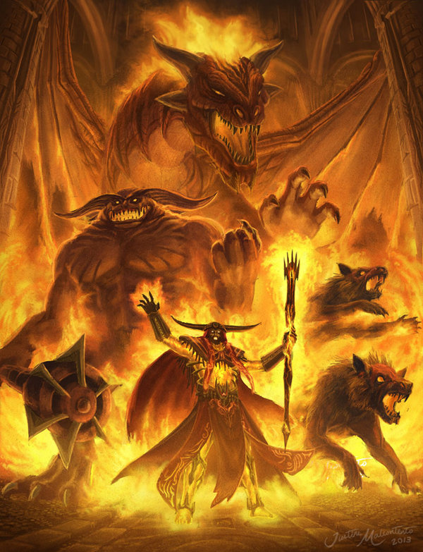 Fire Sorcerer Enraged - Jujusaurus