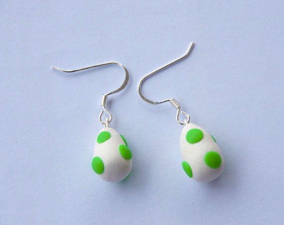 Yoshi Egg Earrings