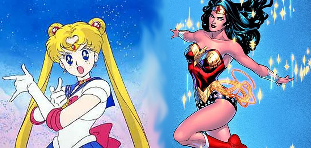 Video: Wonder Woman And Sailor Moon Vogue Match