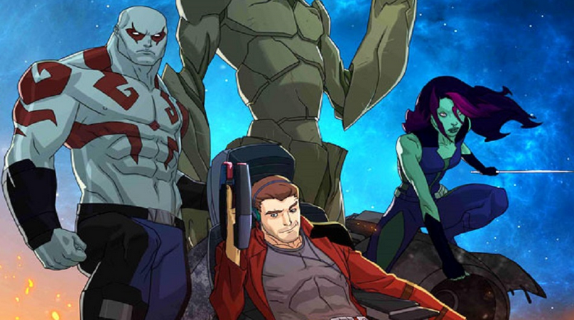 A Young Starlord Faces Down Against Yondu In Animated GOTG Teaser