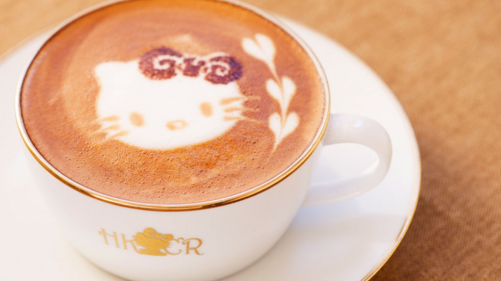 Hello Kitty Coffee Art