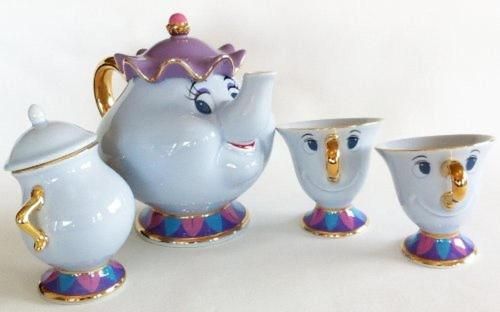 Beauty And the Beast Tea Set