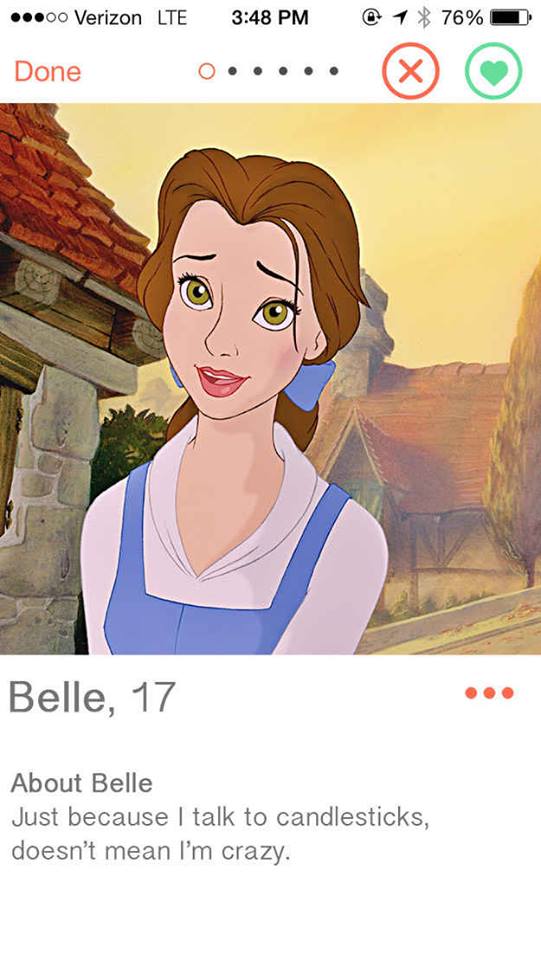 Disney Dating Disaster Profiles