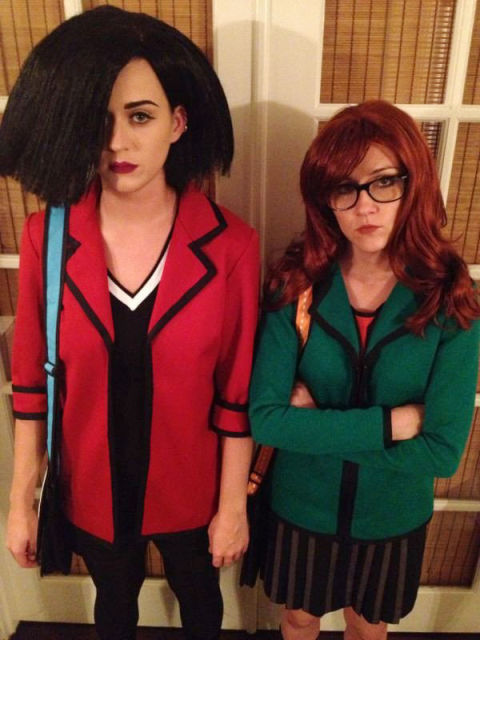 Katy Perry and Shannon Woodward as Jane Lane and Daria from Daria