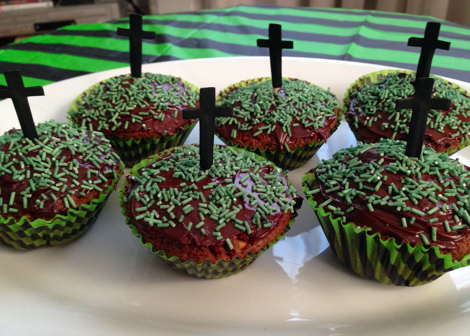 Recipe: Chocolate Graveyard Cupcakes