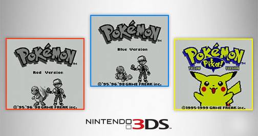 Pokemon Red, Blue And Yellow Coming To 3DS Virtual Console