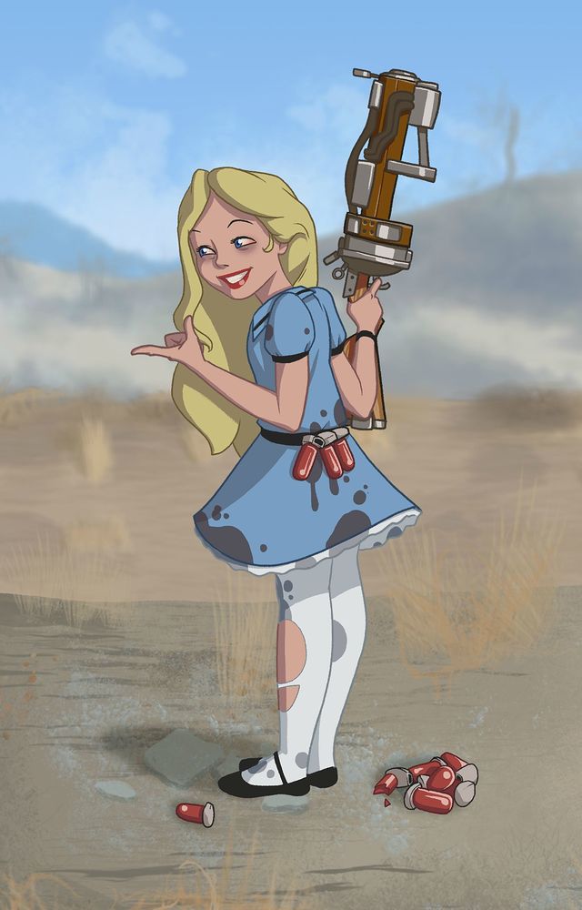 these-disney-princesses-get-post-apocalyptic-in-this-stunning-fallout-inspired-fan-art-699274