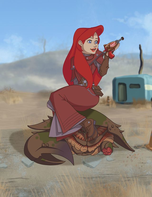 these-disney-princesses-get-post-apocalyptic-in-this-stunning-fallout-inspired-fan-art-699275
