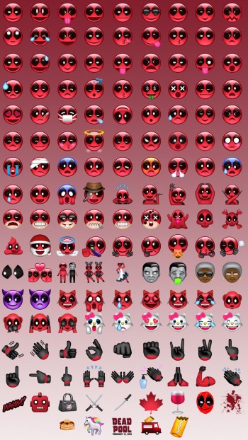 deadpool emojis