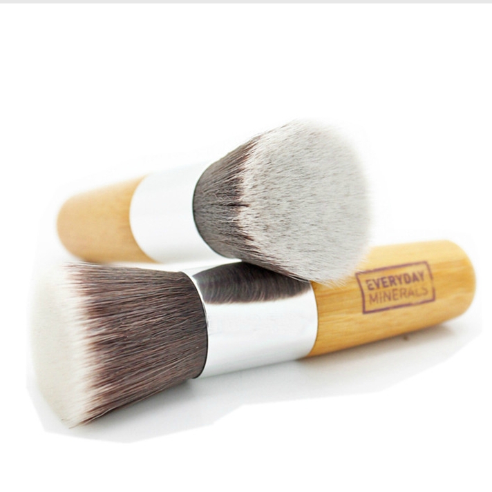 BIG-SALE-Flat-brush-Kabuki-brushes-EDM-makeup-customs-powder-foundation-bamboo-free-shipping