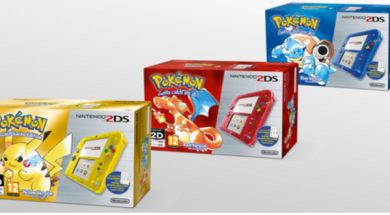 Nintendo red, blue, yellow