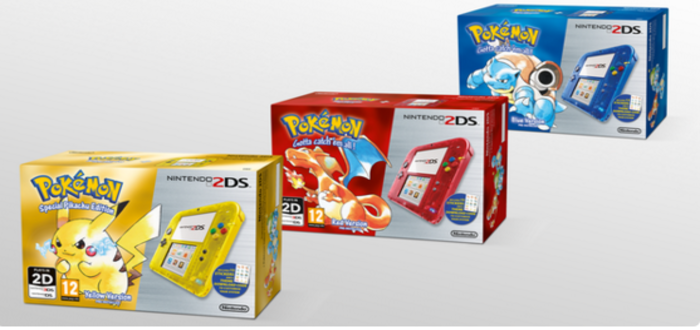 Pokemon Red, Blue and Yellow 2DS Consoles Coming In February