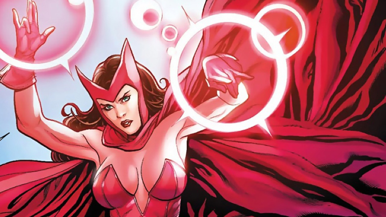 Scarlet Witch Trademark Style Civil War Concept Art