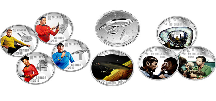 Star Trek Themed Coins Now Legal Tender In Canada