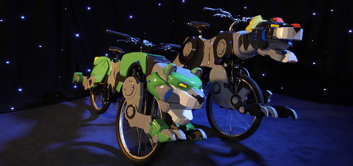 Super-Fan Builds – Go Voltron Bikes!