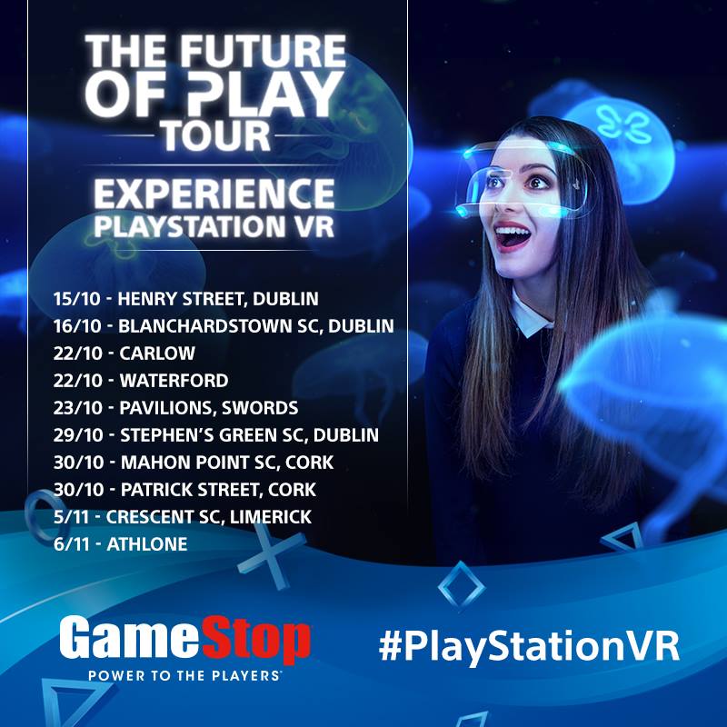 Gamestop to host PlayStation VR events