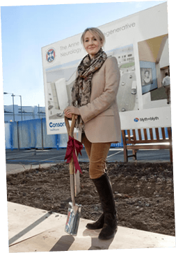 J.K. Rowling breaks ground on the Anne Rowling clinic