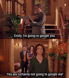 Emily Gilmore doesnt want to be googled