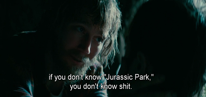 2Jurassic Park in Swiss Army Man