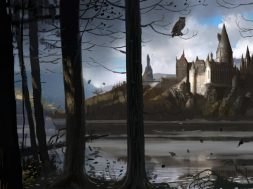 HogwartsCastle_WB_F4_HogwartsThroughTheTrees_Illust_100615_Land