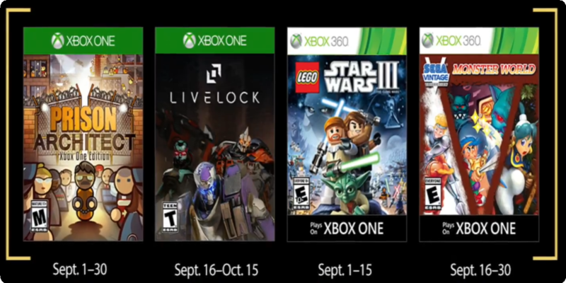 Games With Gold September