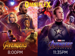 Avengers 8pm and Midnight