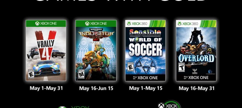 Games With Gold May 2020 Header