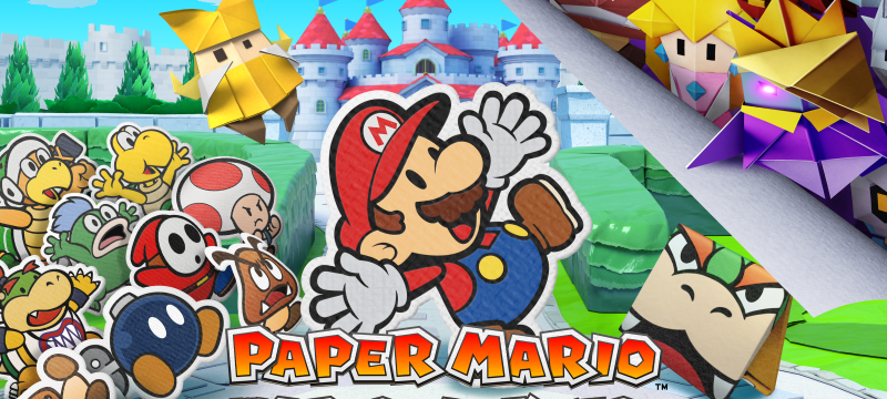 PAPER MARIO THE ORIGAMI KING header