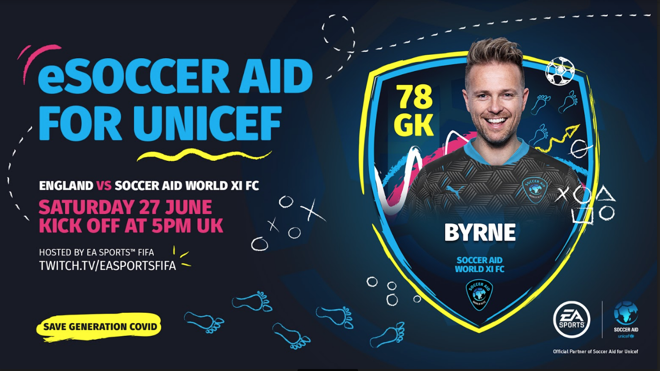 eSoccer Aid FIFA 20 Tournament For UNICEF Kicks-Off This Weekend