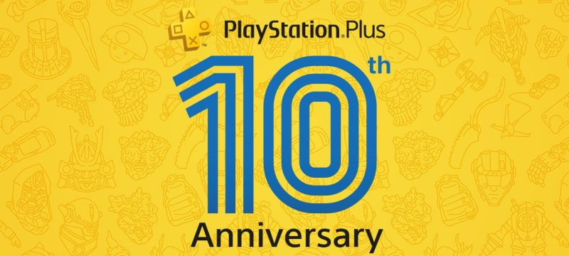 PS Plus 10th Anniversary header