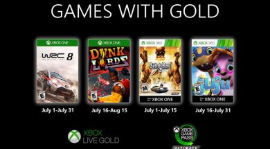 Xbox Games With Gold July 2020
