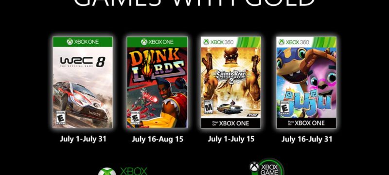 Xbox Games With Gold July 2020