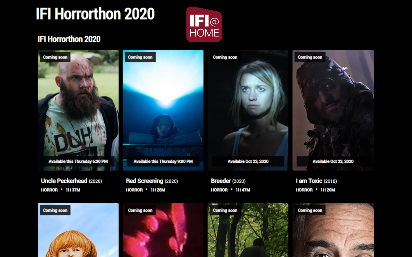 Irish Film Institute Announce Their Horrorthon Line-Up