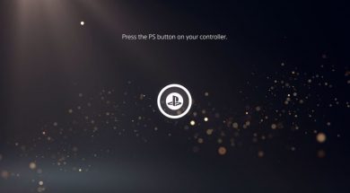 PlayStation 5 UI Header