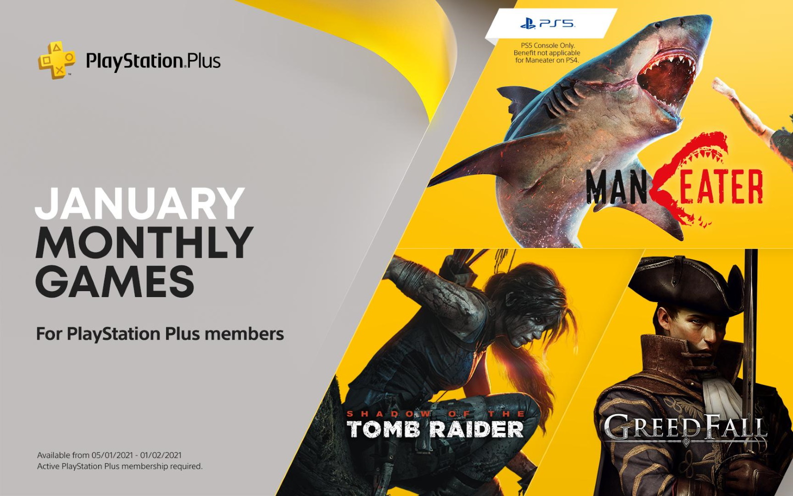 PlayStation Plus Titles For January Announced