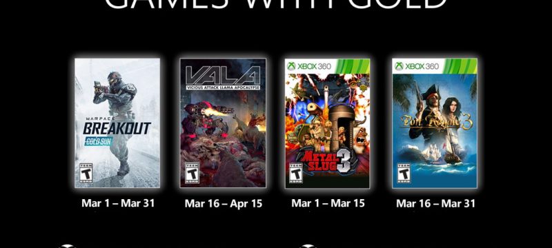 Games With Gold March 2021