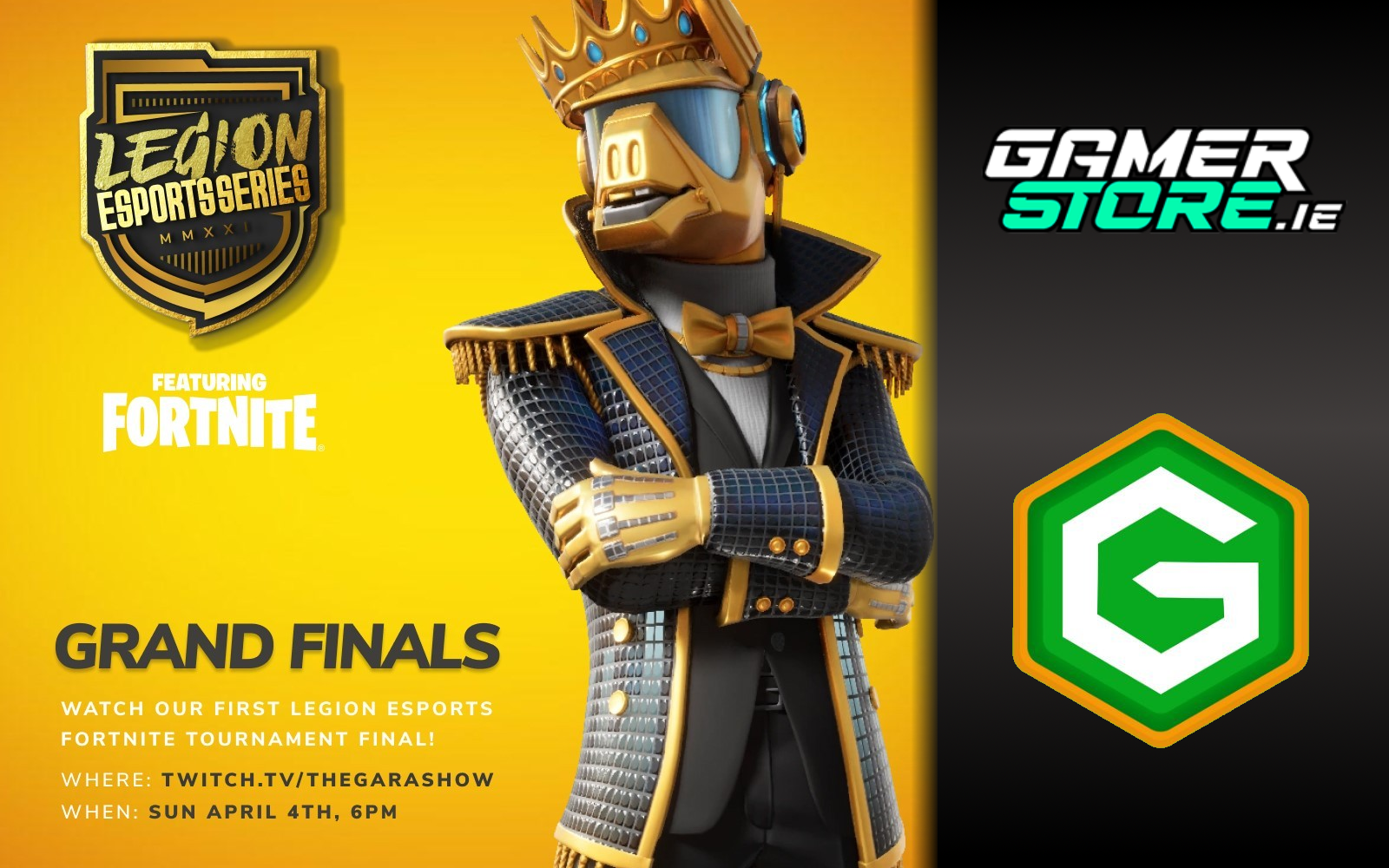 Legion eSports Series Fortnite Grand Final Happening Sunday April 4th